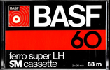 Compact Cassette: BASF  - Ferro Super LH 60