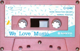 Compact Cassette:  Sanyo - We Love Music 46