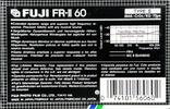 Compact Cassette Fuji FR-II 60 Type II Chrome 1985 North America