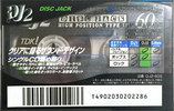 Compact Cassette: TDK  - DJ2 60