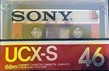 Compact Cassette Sony UCX-S 46 Type II Chrome 1983 North America