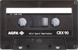 Compact Cassette: AGFA  - CRX 90