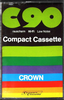 Compact Cassette:  Crown -  90