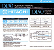 Compact Cassette: Maxell / Hitachi Hitachi - DL 90