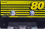 Compact Cassette: Sony  - CDix II 80