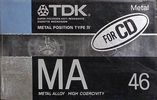 Compact Cassette: TDK  - MA 46