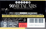 Compact Cassette: Sony  - Metal XRS 90