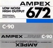 Compact Cassette:  Ampex - 672 90