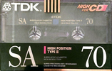 Compact Cassette: TDK  - SA 70