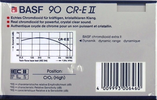 Compact Cassette: BASF  - Chromdioxid Extra II 90