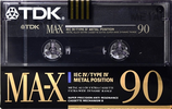 Compact Cassette: TDK  - MA-X 90