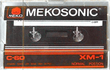 Compact Cassette:  Mekosonic - XM-1 60