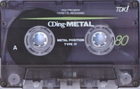 Compact Cassette: TDK  - CDing-Metal 80