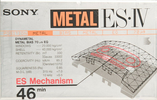 Compact Cassette: Sony  - Metal ES-IV 46