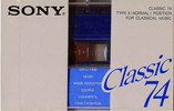 Compact Cassette: Sony  - Classic 74