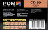 Compact Cassette:  PDM - CD 60