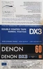 Compact Cassette Denon DX3 60 Type I Normal 1978 Europe