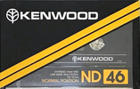 Compact Cassette:  Kenwood - ND 46