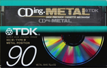 Compact Cassette: TDK  - CDing-Metal 90