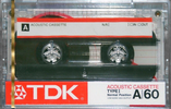 Compact Cassette: TDK  - A 60