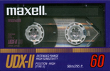 Compact Cassette: Maxell / Hitachi Maxell - UDX-II 60