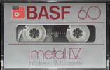 Compact Cassette: BASF  - Metal IV 60