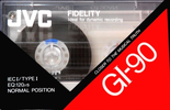 Compact Cassette:  JVC - GI 90