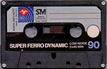 Compact Cassette: AGFA  - Super Ferro Dynamic 90