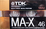 Compact Cassette: TDK  - MA-X 46