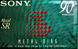 Compact Cassette: Sony  - Metal SR 90