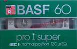 Compact Cassette: BASF  - Pro I Super 60