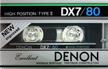 Compact Cassette: Nippon Columbia / Denon Denon - DX7 80