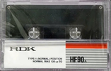 Compact Cassette: Unknown RDK -  90