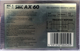 Compact Cassette: Sunkyong Magnetic Limited (SKM) SKC - AX 60