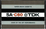 Compact Cassette: TDK  - SA 60