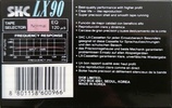 Compact Cassette SKC LX 90 Type I Normal 1993 Europe