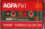 Compact Cassette: AGFA  - Ferrocolor HD 60