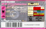 Compact Cassette: TDK  - CDing-Metal 50