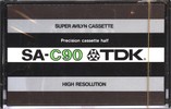 Compact Cassette: TDK  - SA 90