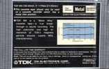 Compact Cassette: TDK  - MA 90