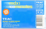 Compact Cassette:  Teac - MDX1 100