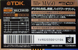 Compact Cassette: TDK  - MA 60