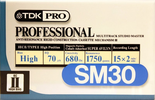 Compact Cassette: TDK  - Pro SM 30