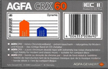 Compact Cassette: AGFA  - CRX 60