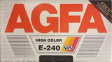 VHS, Video Home System: AGFA  - High Color 240