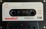 Compact Cassette: Unknown Mondial -  60