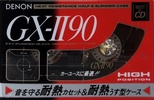 Compact Cassette Denon GX-II 90 Type II Chrome 1992 Japan