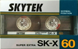 Compact Cassette: Unknown Skytek - SK-X 60