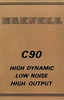 Compact Cassette: Unknown Makwell -  90