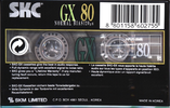 Compact Cassette: Sunkyong Magnetic Limited (SKM) SKC - GX 80